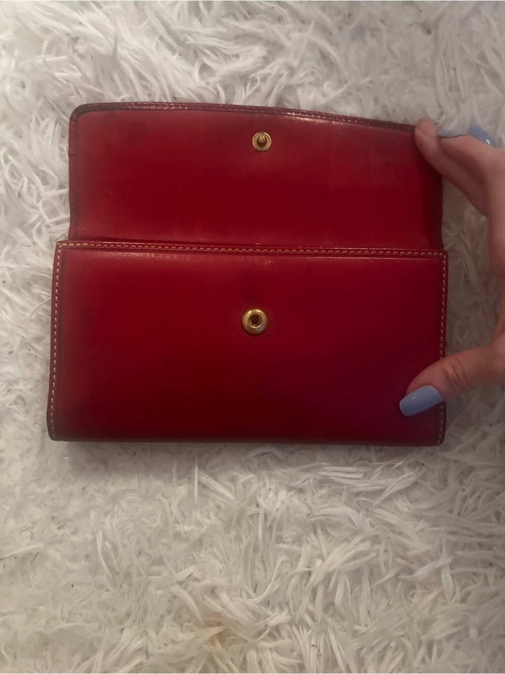 Dooney & Bourke Red Leather Wallet - Picture 13 of 17